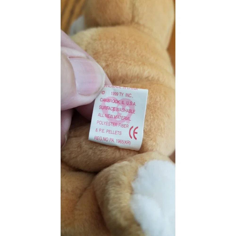 1998 TY Beanie Baby Hope Bear Praying Stuffed Animal Toy